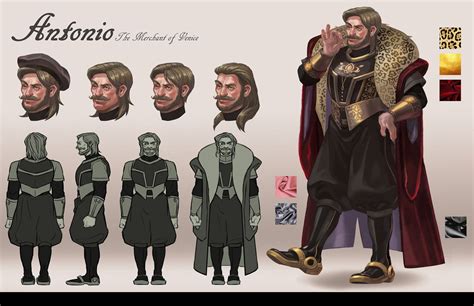 The Merchant Of Venice Character Base Merchants Antonio Play