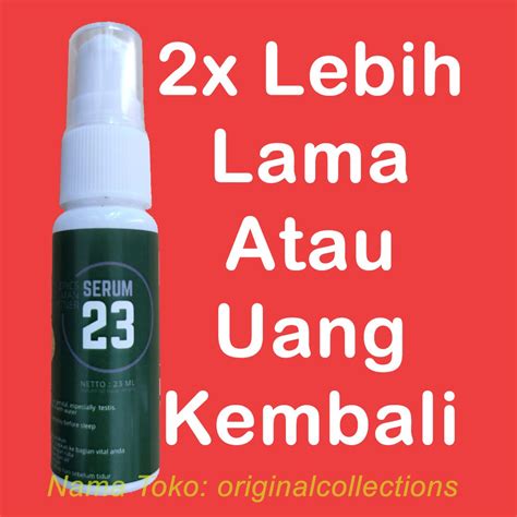 Jual Serum 23 Obat Kuat Pria Oles Tahan Lama Herbal Ejakulasi Dini Laki