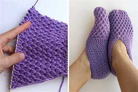 Learn to Knit this Beautiful Slipper Socks