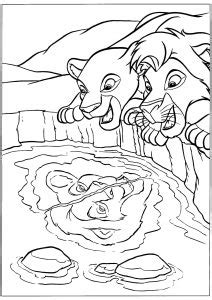 Coloriages De Faciles Simba Imprimer Pour Enfants