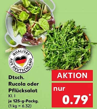 Rucola Oder Pfl Cksalat Angebot Bei Kaufland Prospekte De