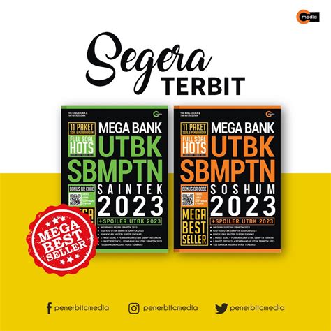 Jual Mega Bank UTBK SBMPTN Saintek 2020 2021 2023 Plus CD Shopee