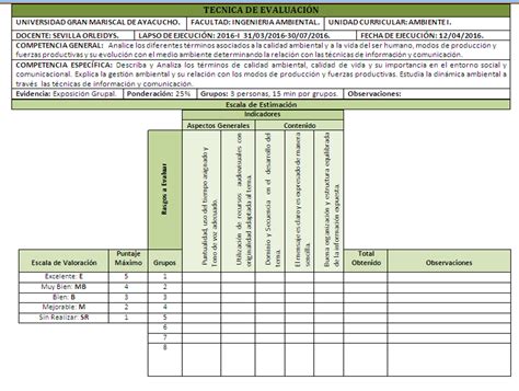 Evaluaci N Por Competencias Componente Docente Ugma Modelo Ii