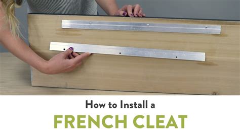 How To Install A French Cleat For Hanging Wood Signs Woodland