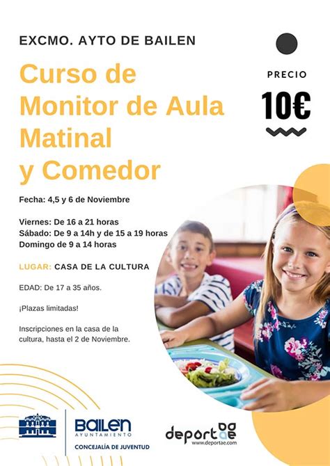 Curso De Monitor De Aula Matinal Y Comedor Ondabailen