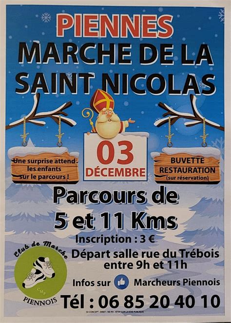 Marche de la Saint Nicolas 3 décembre PIENNES Piennes