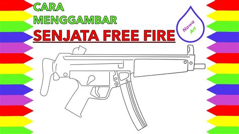 Detail Gambar Mewarnai Senjata Free Fire Koleksi Nomer 3