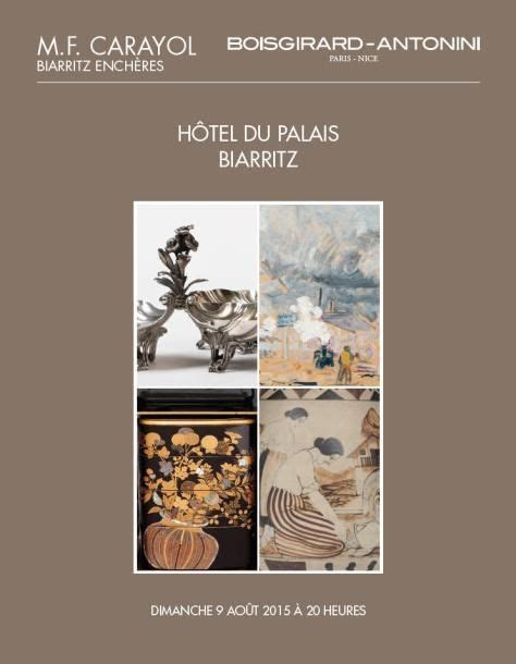 Vente Argenterie Livres Tableaux Anciens Et Modernes Japon Objets Dart