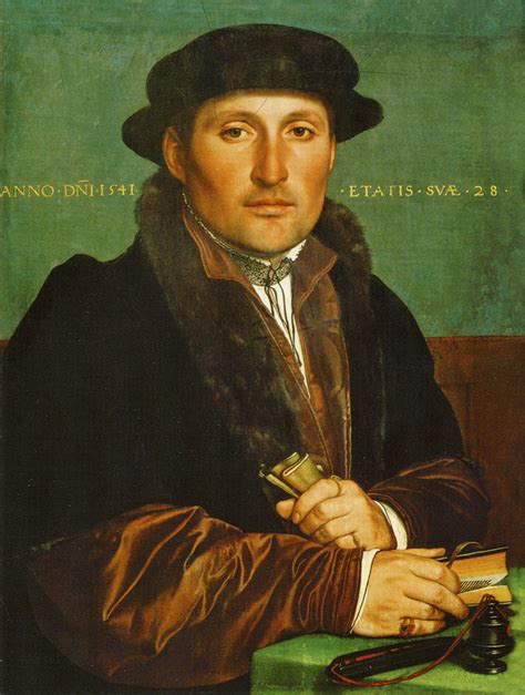 Hans Holbein The Younger Portrait Of A Young Man