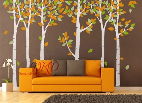 Birch Tree Wall Decal Nursery Wall Decal Vinyl Sticker For Etsy