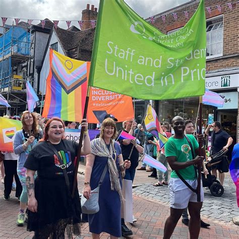 United In Pride At Medway Pride 2024 Canterbury Christ Church University