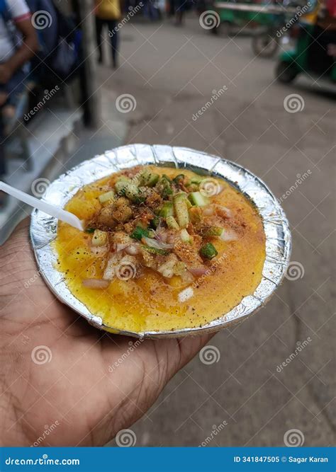 Indian spicy street food. stock image. Image of cuisine - 341847505