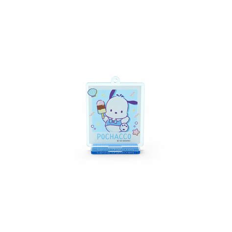 Keychain Acrylic Stand Pochacco Sanrio Miracle Autograph Meccha