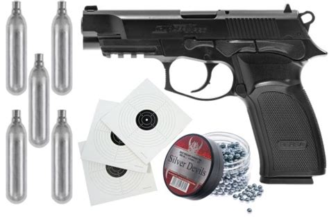 Wiatrówka pistolet Bersa Thunder 9 PRO 4 5 mm ZESTAW BB CO2 TARCZE