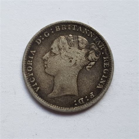 1886 Queen Victoria Silver Threepence – M J Hughes Coins