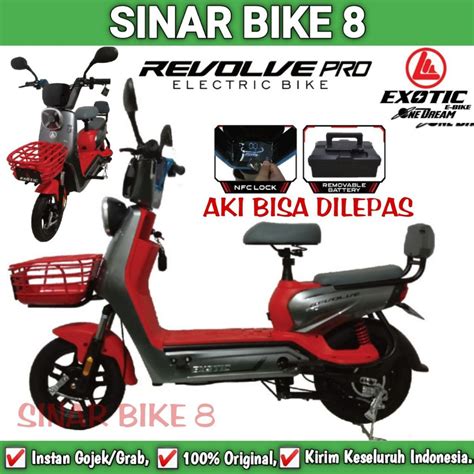 Jual Sepeda Listrik EXOTIC REVOLVE Groza TX 300 REVOLVE PRO 500