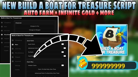 New Best Build A Boat For Treasure Auto Farm Script Infinite Gold