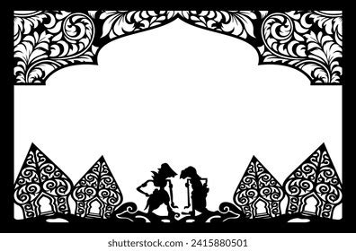 Wayang Ethnic Relief Stock Vector Royalty Free Shutterstock