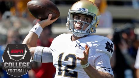 College Football Highlights Ian Book Debuts As Starter In Notre Dame