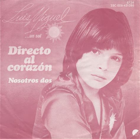 Luis Miguel Directo Al Corazon Nosotros Dos 1982 Vinyl Discogs