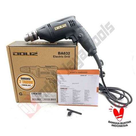 Jual Doliz Ba Mesin Bor Besi Mm Reversible Hand Drill Tangan Di