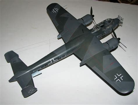 Wwii German Do J Night Fighter Jun Plastic Model Airplane Kit