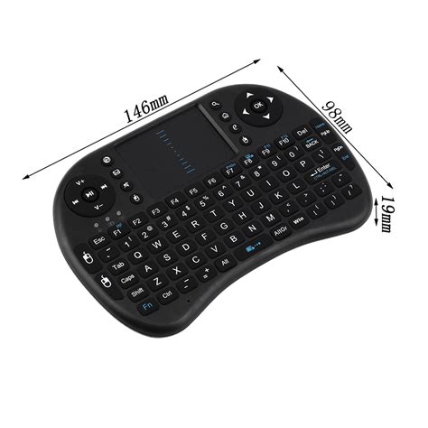 Mini Teclado Touchpad Inal Mbrico Ghz Para Android Smart Tv