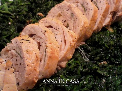 Petto Di Pollo Arrotolato Con Scamorza Dolce Anna In Casa