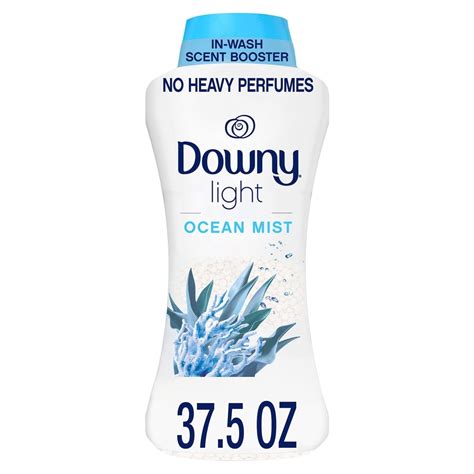 Downy Light In Wash Scent Booster Beads Ocean Mist 37 5 Ounce