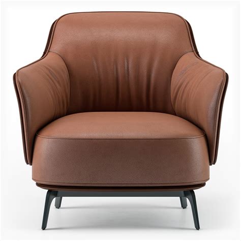 D Model Poliform Kaori Armchair Turbosquid