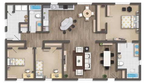 Render 2d Floor Plans On Photoshop By Marryamnadeem Fiverr