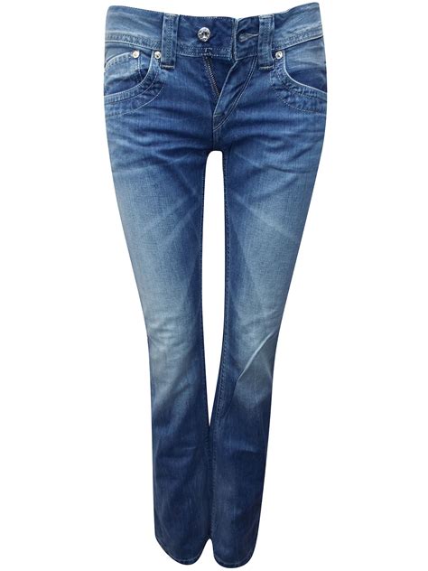 Pepe Jeans Pepe Jeans Light Denim Bloom Straight Leg Low Rise Denim