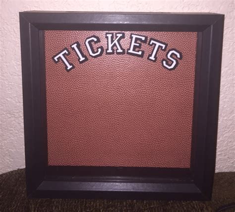 8x8 Ticket Stub Holder Display Shadow Box Tickets