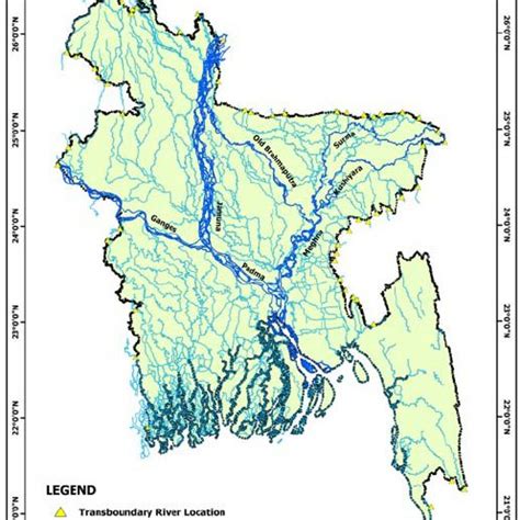 Flood map of Bangladesh ( Source: WARPO ) | Download Scientific Diagram