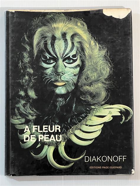 SERGE DIAKONOFF B 1933 AUTOGRAPH Book A Fleur De Peau By Serge