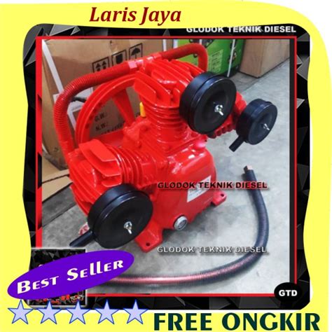 Jual PROMO KEPALA KOMPRESOR 2 HP Atau BARE COMPRESSOR HEADPUMP AIR