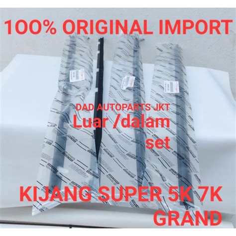 Jual Karet Pelipit Kaca Weater Strip Luar Dalam Kijang Super K K