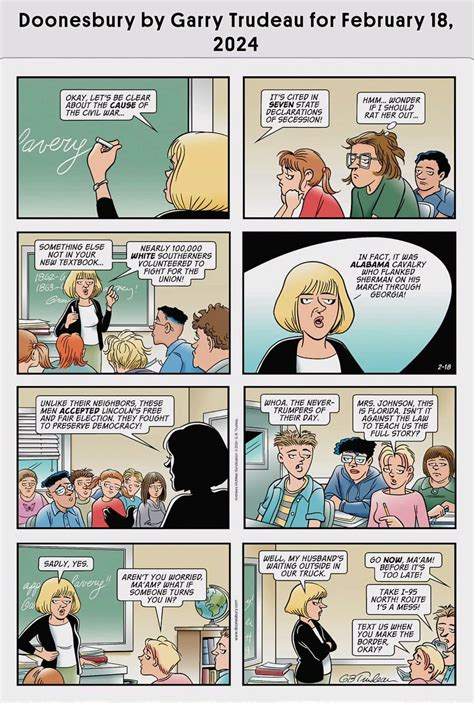 *All* of the Gannett owned newspapers removed “Doonesbury” from last Sunday’s comics section ...