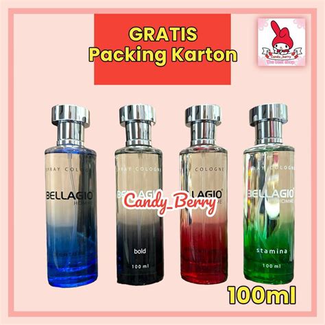 Jual BELLAGIO HOMME Spray Cologne Bold Stamina Ventura Rave Culture