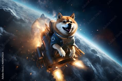 Shiba Inu Crypto Coin Currency Bullish Mooning Market Shibarium