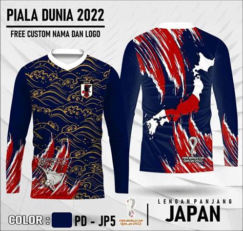 Promo Jersey Piala Dunia 2022 Qatar Baju Bola Timnas Japan Lengan