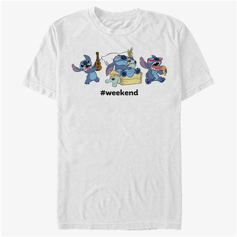 Queens Disney Lilo Stitch Stitch Weekend Unisex T Shirt