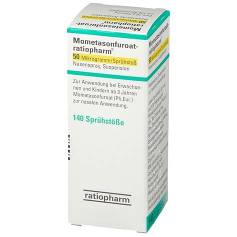 Mometasonfuroat Ratiopharm G Spr Hsto G Mit Dem E Rezept