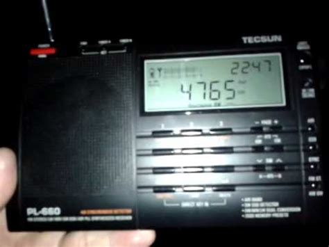 Tecsun PL 660 Radio Progresso 4765 Khz Em 60 Metros Ondas Tropicais