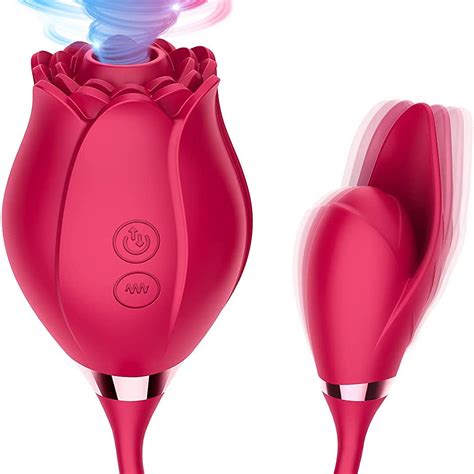 Tongue Red Shape Rose Vibrator Sex Toys For Women China Sex Toys And