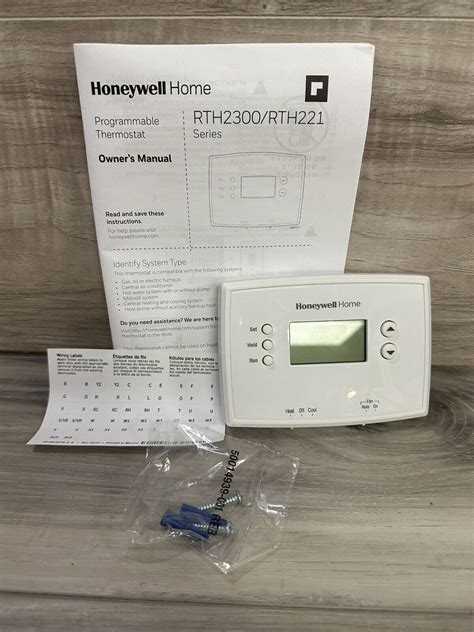 Honeywell Home Rth2300b 5 2 Day Programmable Thermostat White 85267677011 Ebay