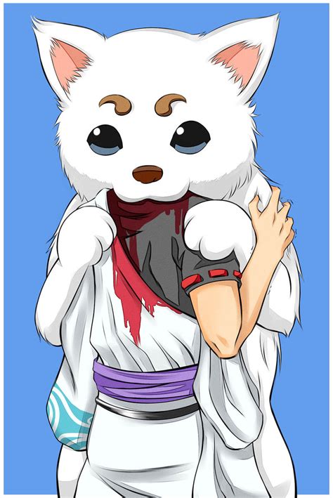 Gintama | Sadaharu II by OroNoDa on DeviantArt