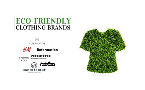 7 Eco Friendly Clothing Companies Logo On A Green T Shirt