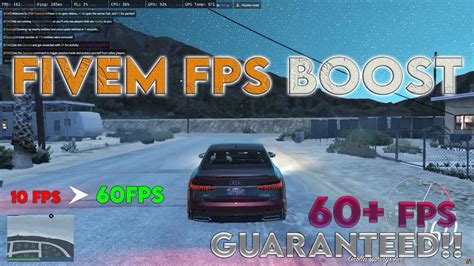 Fivem Lag Fix Fps Boost 100 Fps On Low End Pc Youtube