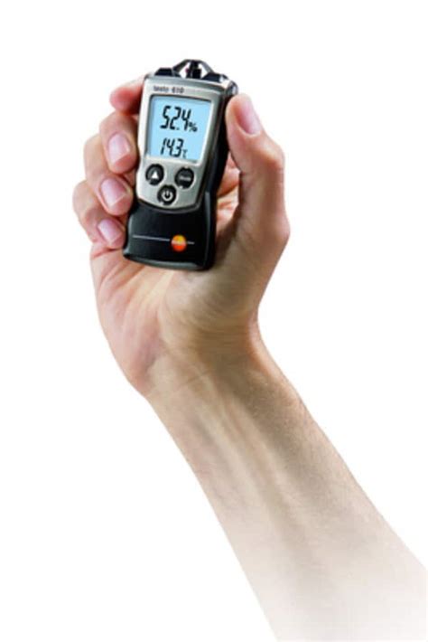 Testo 610 Compact Humidity Temperature Meter With Backlit Display